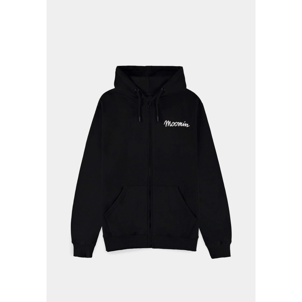 Moomin - Logo Veste zip à capuche - Noir